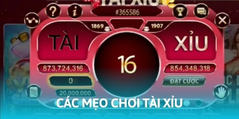 Những mẹo chơi tài xỉu trên điện thoại đẳng cấp